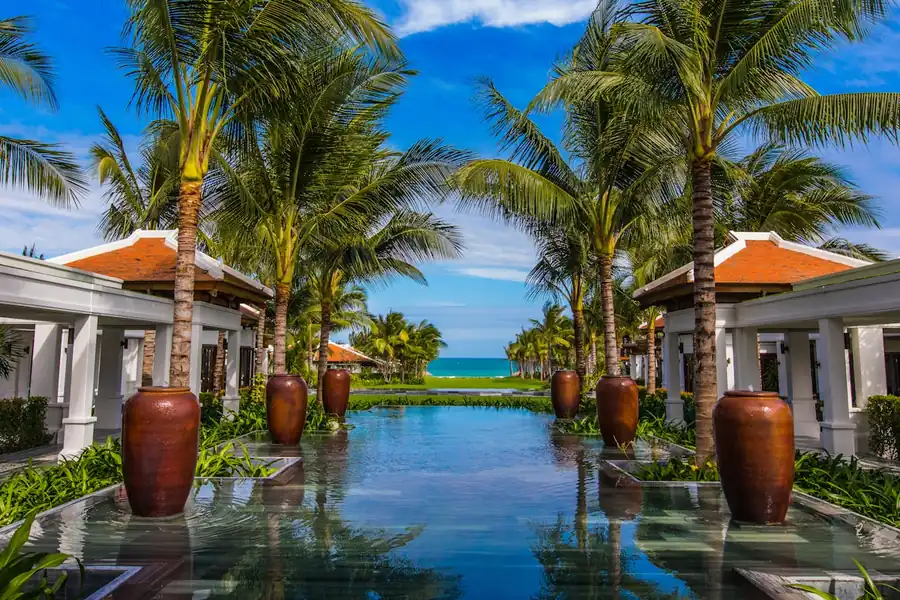 South Florida luxury resort landscape